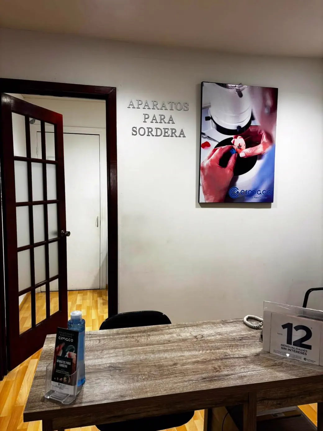 Consultorio de aparatos para sordera de Aparatos Auditivos de México en Cimaco, Torreón